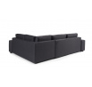 Rohová sedacia súprava Alana L čierna