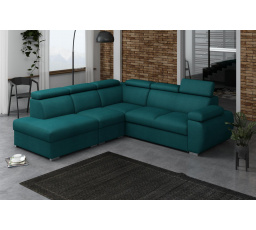 Rohová sedacia súprava Bodie II ľavá tyrkysová