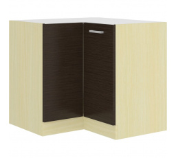 Kuchynská rohová dolná skrinka CHRISTIO DN-1F-BB, Dub ferrara/Legno tmavé