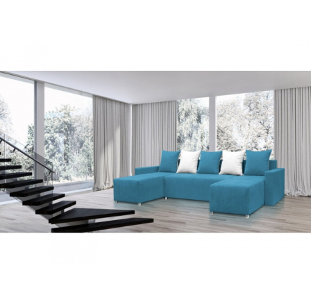 Rohová sedacia súprava v tvare U FILIP 4