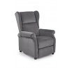AGUSTIN M polohovateľné kreslo, sivá
