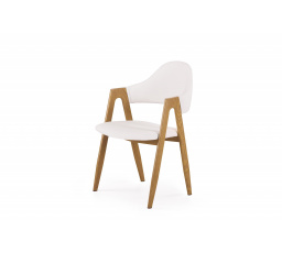 Jedálenská stolička K247, biela