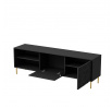 Tv komoda BULLET RTV-1 RTV 180, čierna/zlatá