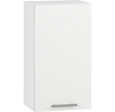 Kuchynská horná skrinka VENTO G-40/72, Biela/Biely mat