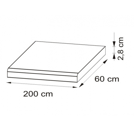 NIKA blat 200 Pietra beige***LAST PIECES