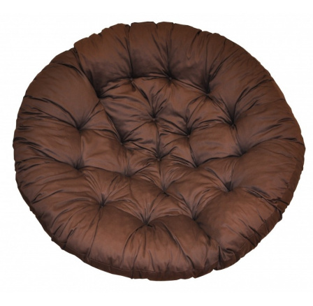 Vankúš pre kreslo papasan 110 cm hnedý keper