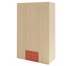 Šatní skriňa SALSA SL1, Dub piškótový/Eukalyptus/Salsa