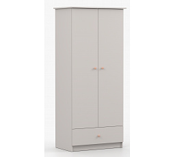 Šatní skriňa OLAF II, Kašmír / Ružová