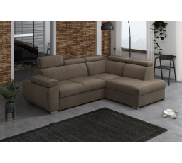 Rohová sedacia súprava Bodie IV pravá hnedá