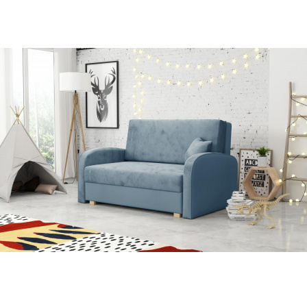 Polohovateľné kreslo Vivian Soft II - modré Polohovateľné kreslo Vivian Soft II - modré
