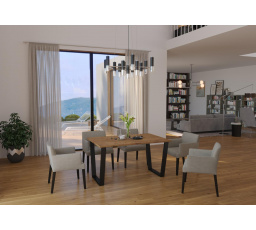 Jedálenský stôl Cyril 90x138 lancelot