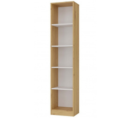 Regál Malvína 40, dub artisan/biela