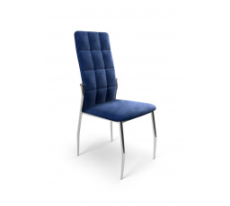 Jedálenská stolička K416, modrý zamat