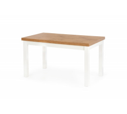 Jedálenský stôl TIAGO 140-220, dub lancelot/biela