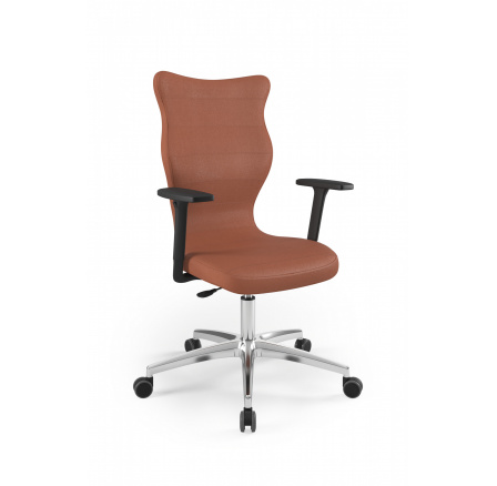 Kancelárske otočné kreslo PERTO PLUS , leštený hliník Vega 02 veľkosť 7