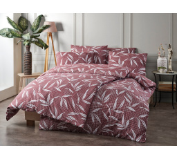 Obliečky francúzske bavlna 240x220,70x90 Patrik red