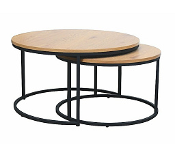 Konferenčný stôl ATLANTA III, Dub/Čierna