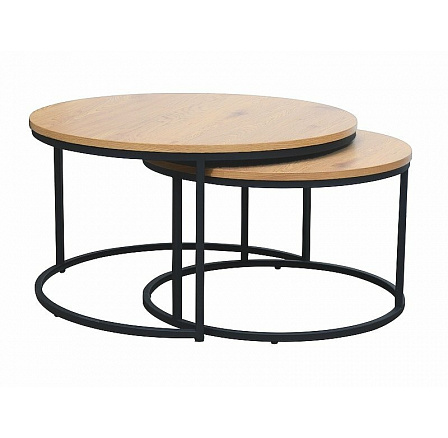 Konferenčný stôl ATLANTA III, Dub/Čierna