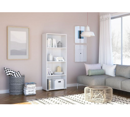 Regál biely R54P-FX