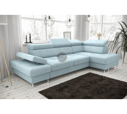 Rohová sedacia súprava GALAXY MINI 170x280 - modrá, pravá