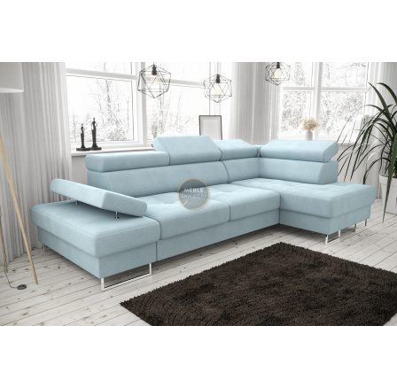 Rohová sedacia súprava GALAXY MINI 170x280 - modrá, pravá Rohová sedacia súprava GALAXY MINI 170x280 - modrá, pravá