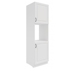Kuchynská skriňa STILO - 60 DP-210 2F, Biela/Biela