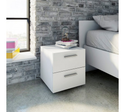 Nočný stolík PEDRO 070, Biely