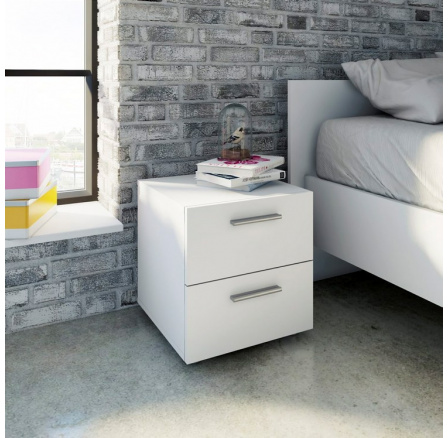 Nočný stolík PEDRO 070, Biely