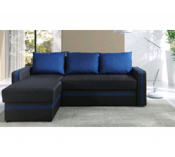 Rohová sedacia súprava EUFORIA DUO - modrá