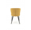 Jedálenská stolička K496, horčicová/Čierna
