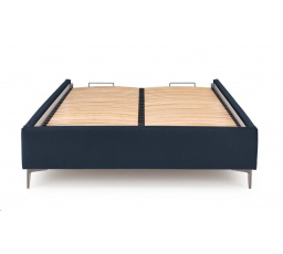 Posteľ MODULO 160 - korpus, Tmavo modrý Monolith 77