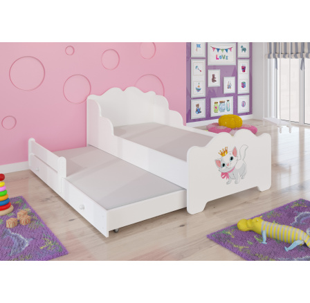 Manželská posteľ s matracom XIMENA II CAT 160x80 White