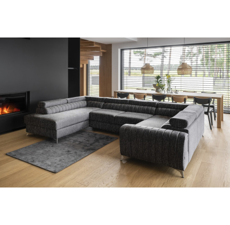 Rohová sedacia súprava v tvare U LOUIS, Marte 10 ľavá Rohová sedacia súprava v tvare U LOUIS, Marte 10 ľavá