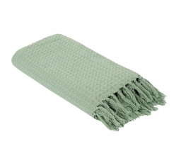 Prehoz/deka Waffle zelená