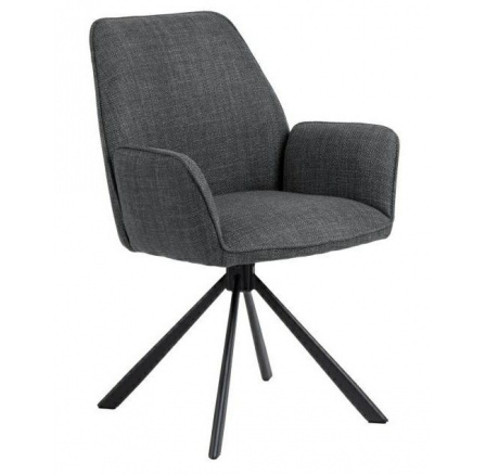 Stolička Glenda tmavošedá Basel 19