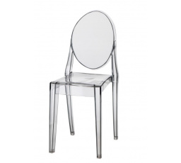 Stolička Viki šedá transp.