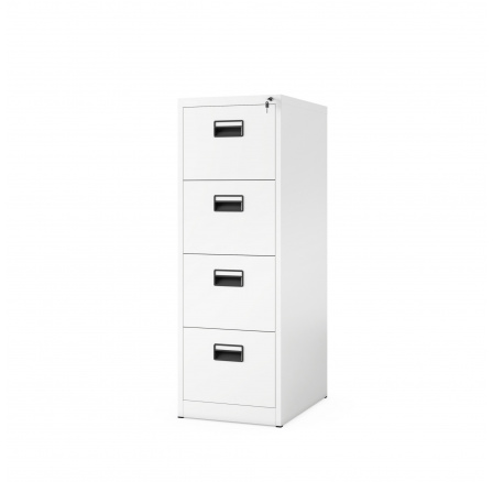 Kovová kartotéková skriňa SARA V4, 460 x 1320 x 620 mm, biela Kovová kartotéková skriňa SARA V4, 460 x 1320 x 620 mm, biela