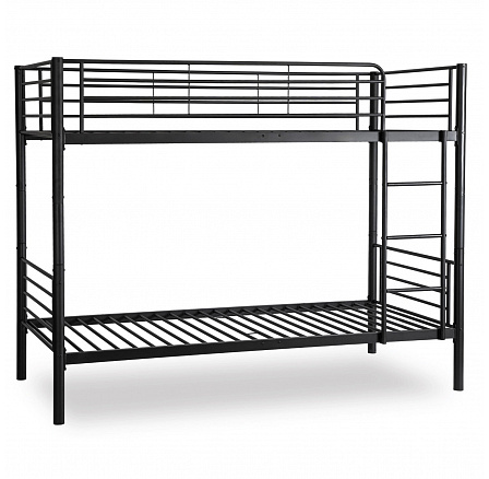 Poschodová posteľ RODEZ 90x200 pre deti čierna