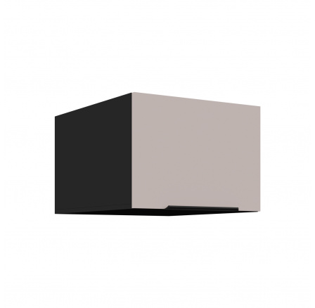 Horná skrinka ARONA - 50 NAGU-36 1F, Čierna mat/Kašmír