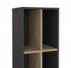 Regál SIGAL 587, Sivá/Jackson hickory