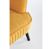 Kreslo DELGADO, horčicové