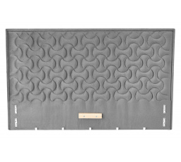 Posteľ MODULO W2 160 - Čelo postele, Sivý Monolith 85