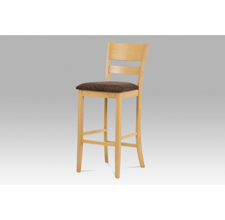 Barová stolička BEZ SEDADLA, bielený dub