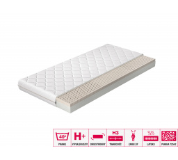 Latexový matrac Moska 90x200 Hypoalergénny poťah Microfibre