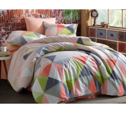 Obliečky bavlna 140x200, 70x90cm Deisy lososová