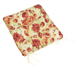 Sedák prešívaný 40x40 cm pivónia