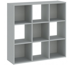 Regál CATCHY 9P, Sivá