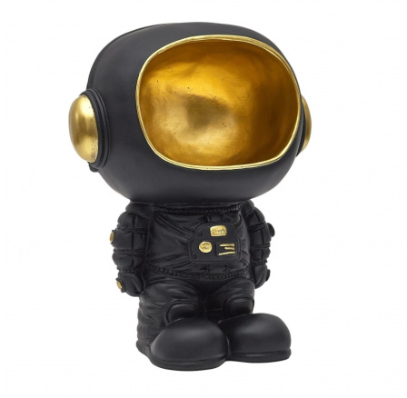 Figúrka Astronauta s funkciou úložného priestoru čierna/zlatá Figúrka Astronauta s funkciou úložného priestoru čierna/zlatá