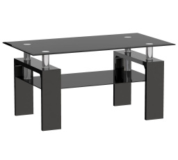 Konferenčný stolík čierny A08-2-H-55