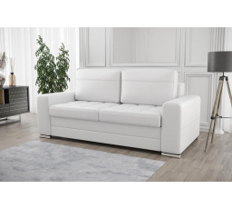 Sofa VERONA IV 205 cm prírodná koža - biela koža